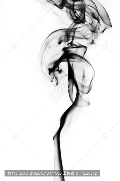 均勻背景下的煙霧。