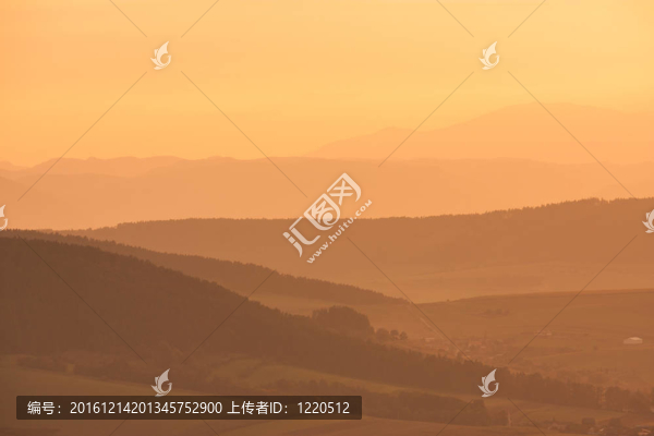 概述分層從Spissky,castle山