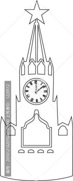 輪廓的建筑