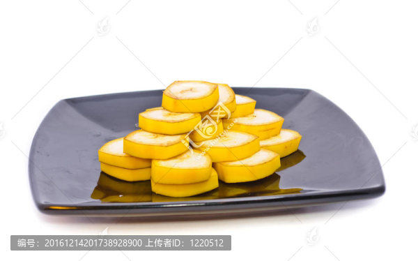 盤子上的香蕉