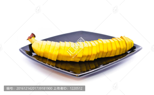 盤子上的香蕉