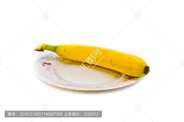 盤子上的香蕉