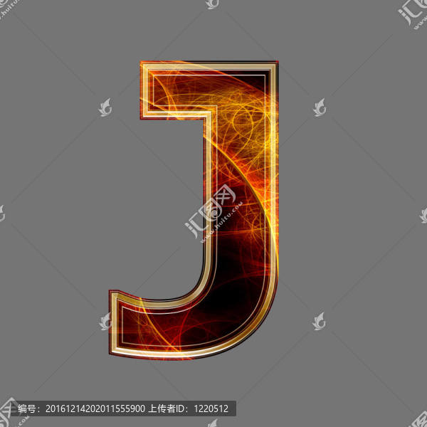 3D抽象與未來字母