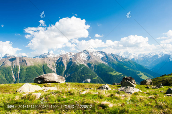 從fiescheralp山全景