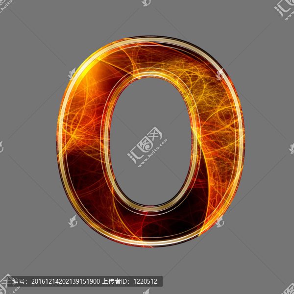 三維抽象和未來字母