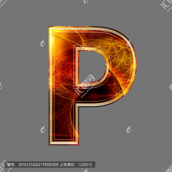 3D抽象與未來字母
