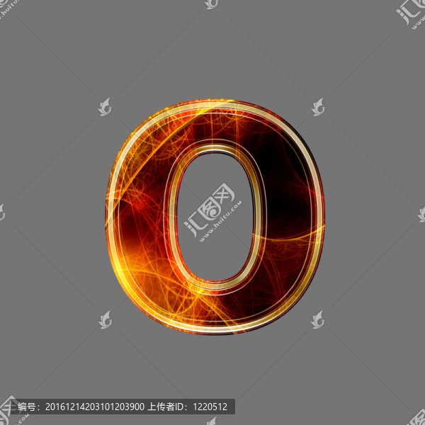 三維抽象和未來字母