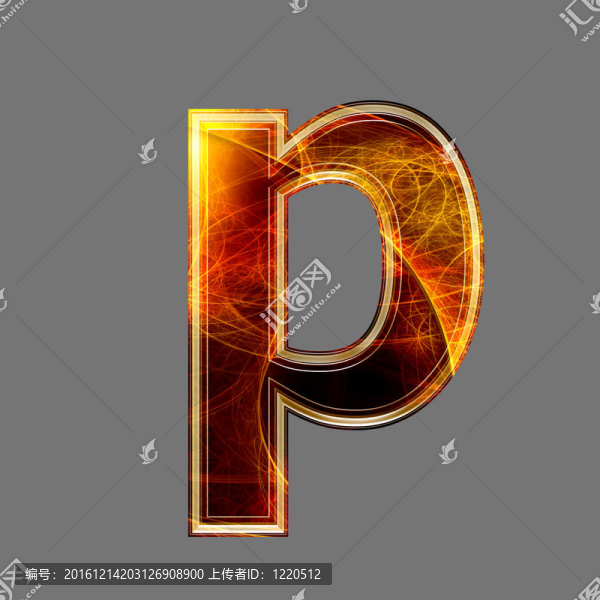 3D抽象與未來字母