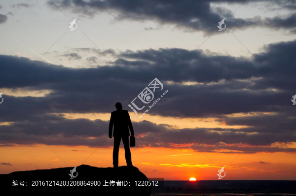 商人剪影