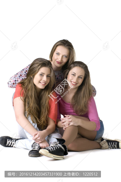 三個快樂女孩的肖像