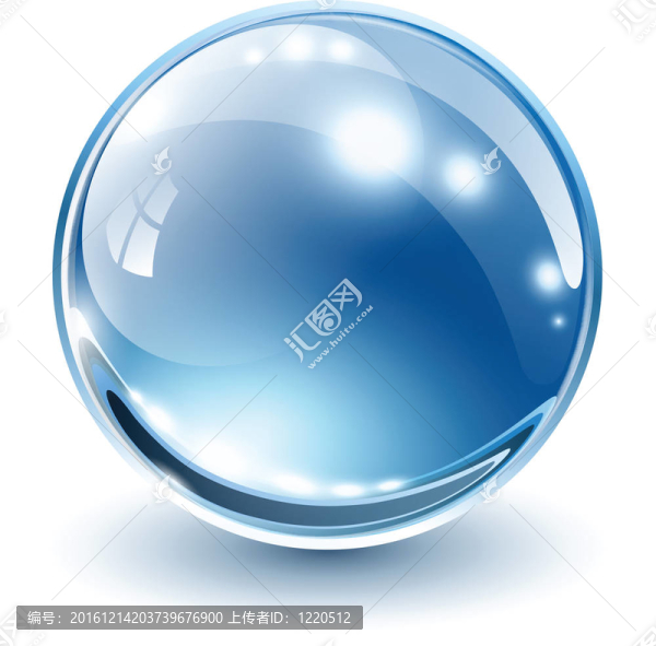3D玻璃球