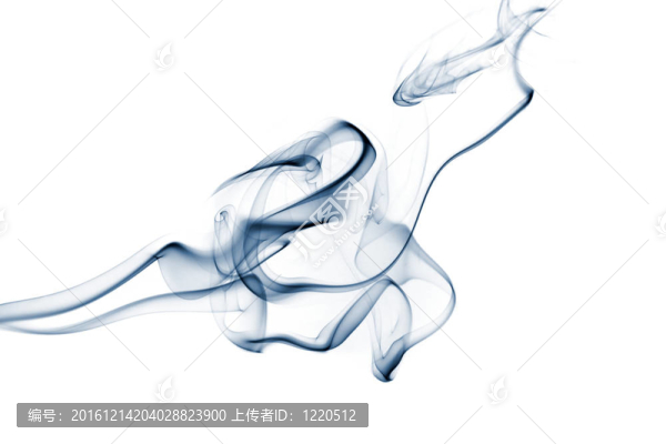 抽象的藍(lán)色煙霧