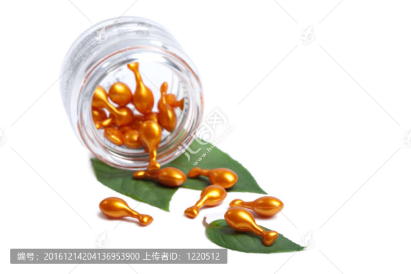 玻璃瓶隔離化妝品膠囊