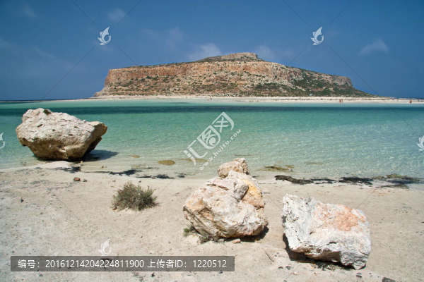 夏季海灘和島嶼