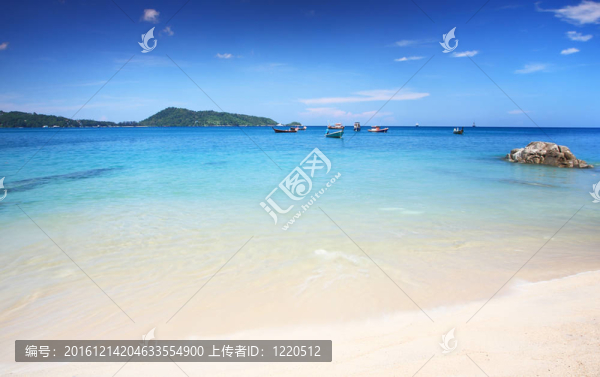 美麗的熱帶海灘