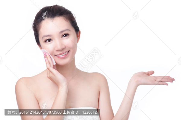 婦女使用清潔棉墊和手工介紹