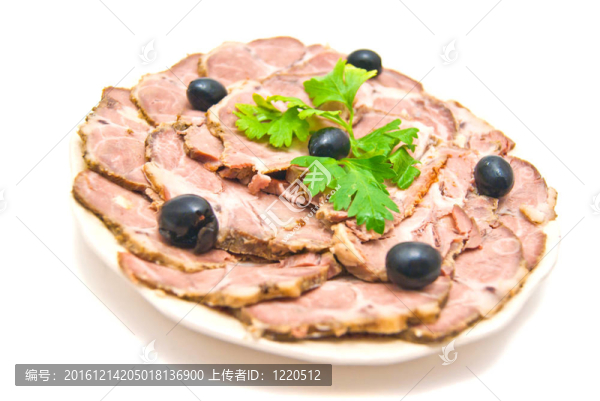 盤子上的肉