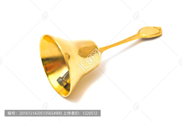 金色的手鈴特寫