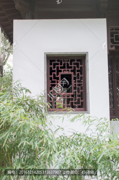 中式建筑,窗戶