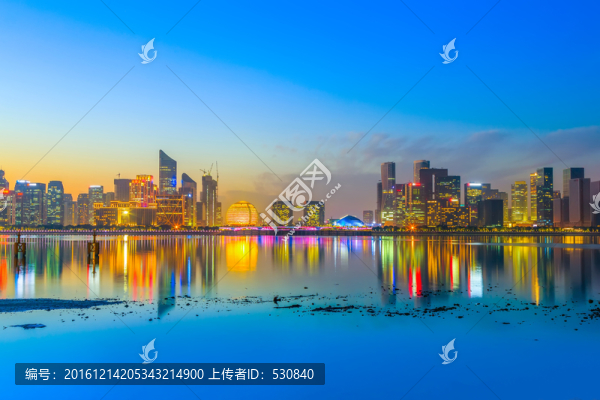 杭州CBD夜景
