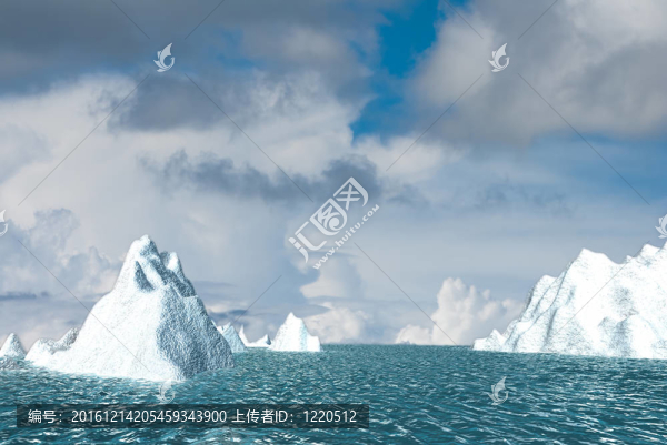 天空好的雪山