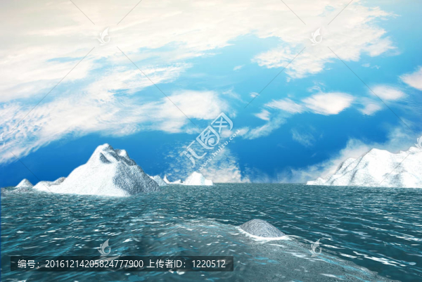 天空好的冰山