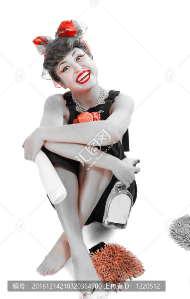 引腳的女孩