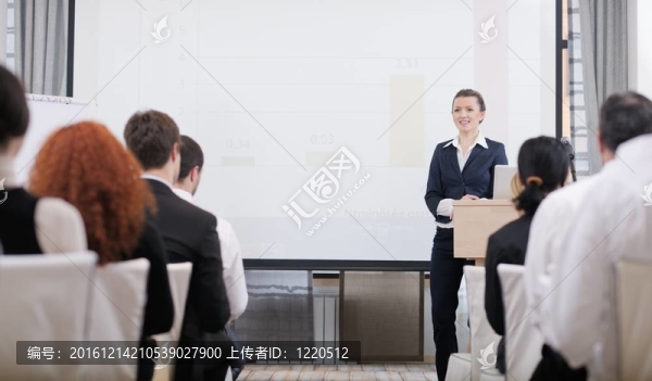 商務(wù)女性演示