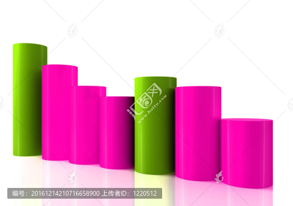 顏色塊落桿圖