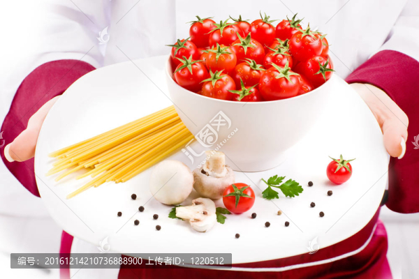 意大利面食廚師配料