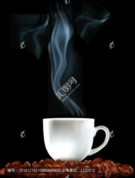 咖啡杯背景