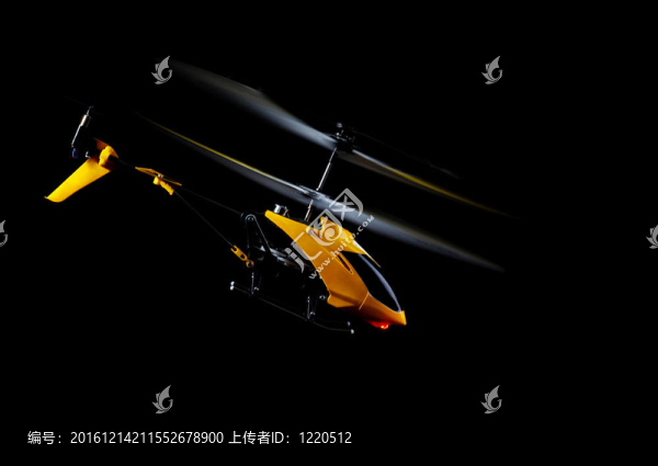 飛行RC直升機(jī)黑色