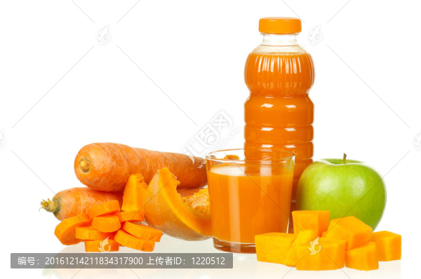 胡蘿卜；南瓜蘋果汁
