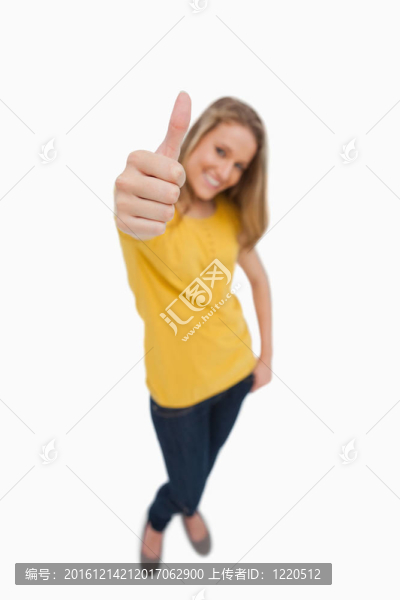 一個金發(fā)女人的畫像