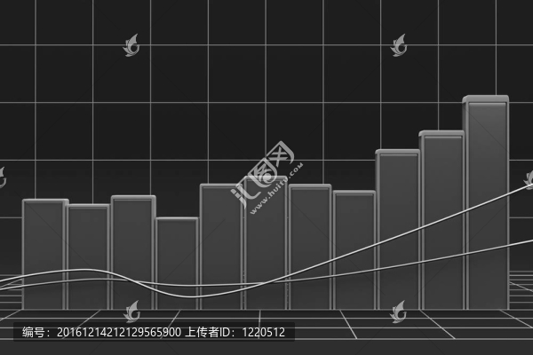 顏色塊增長條形圖