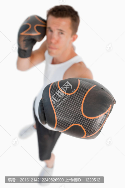 高角度拳擊手