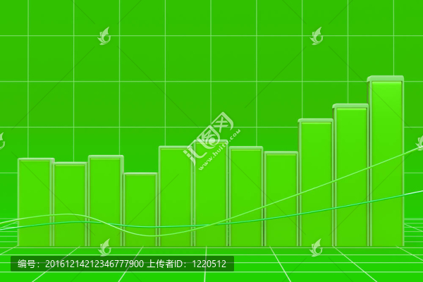 顏色塊增長(zhǎng)條形圖