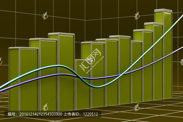 顏色塊增長條形圖
