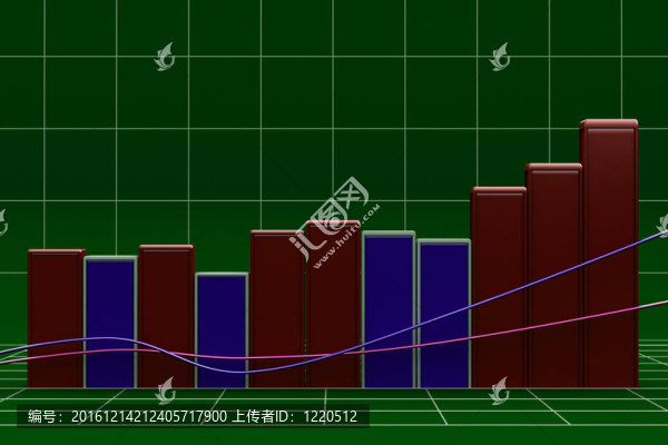顏色塊增長(zhǎng)條形圖