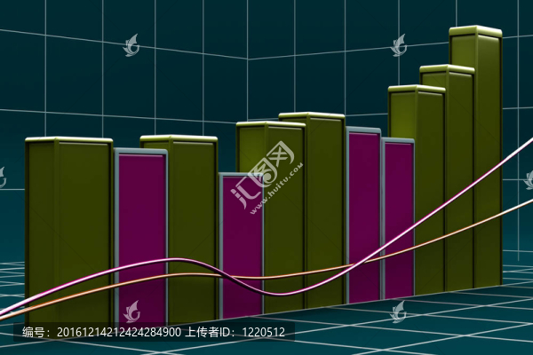 顏色塊增長(zhǎng)條形圖