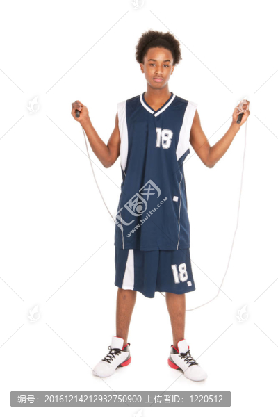小男孩在鍛煉