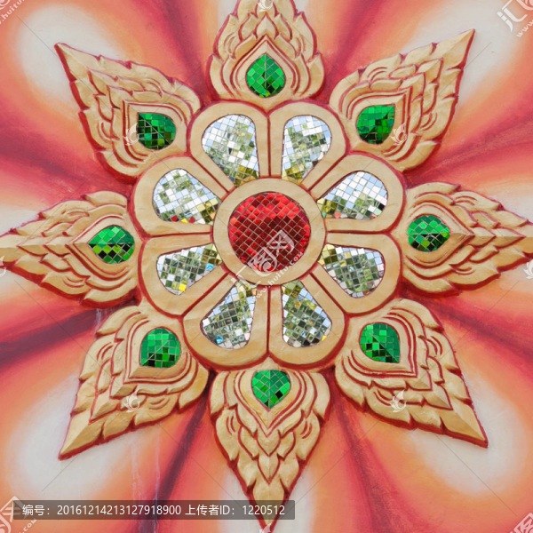 粉紅色的ganecha雕像在Wat,samarn放松；Chachoengsao；全髖關(guān)節(jié)置換術(shù)