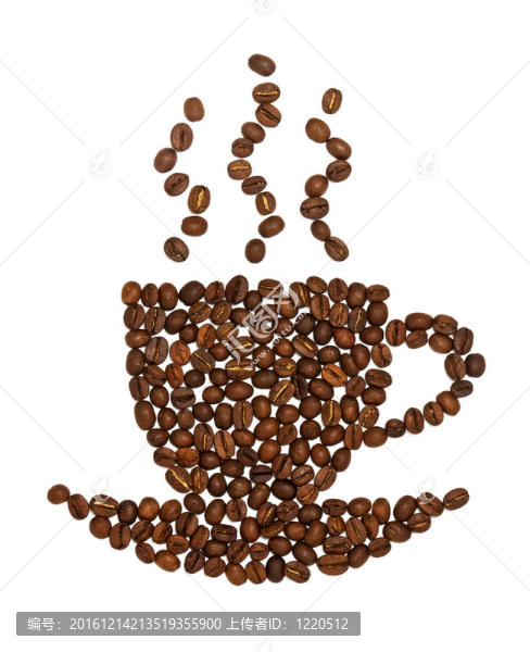 豆咖啡杯