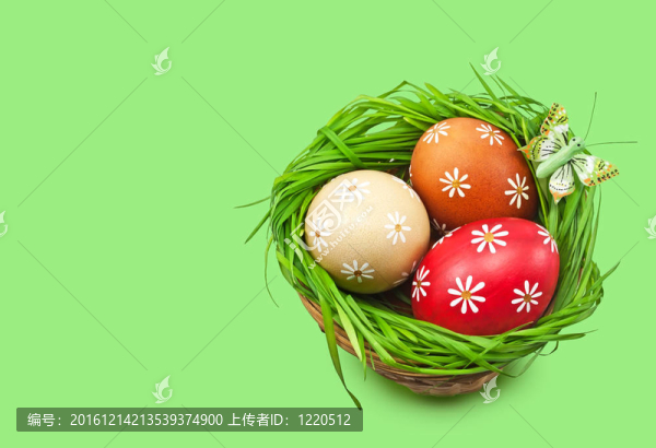 籃子里的復活節(jié)彩蛋