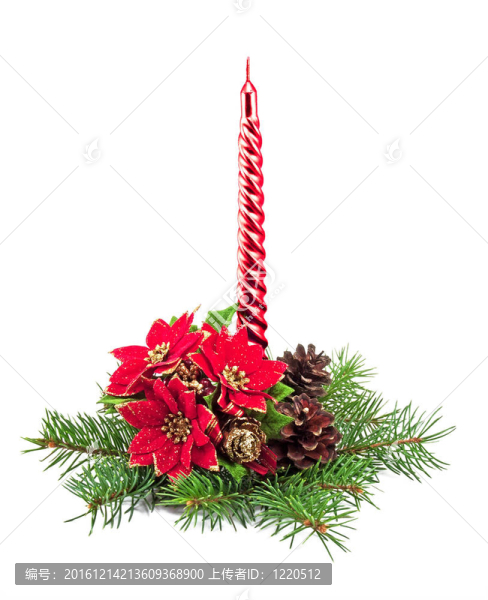 圣誕裝飾蠟燭