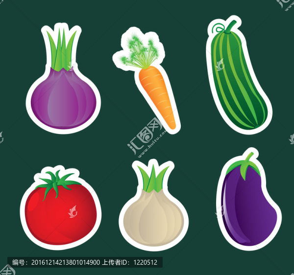 蔬菜貼紙