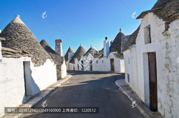 Alberobello,s,Trulli。普利亞。意大利.