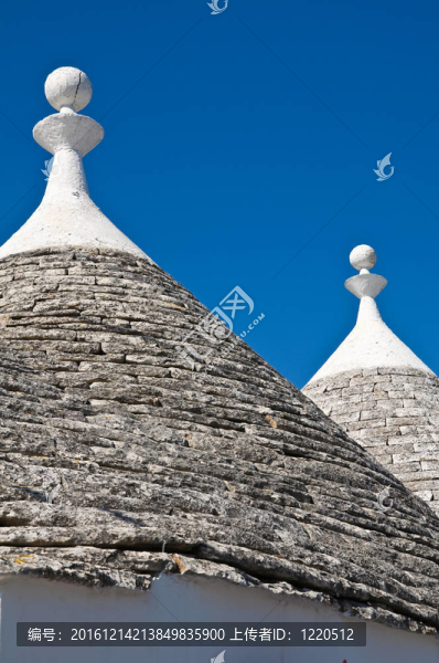 Alberobello,s,Trulli。普利亞。意大利.