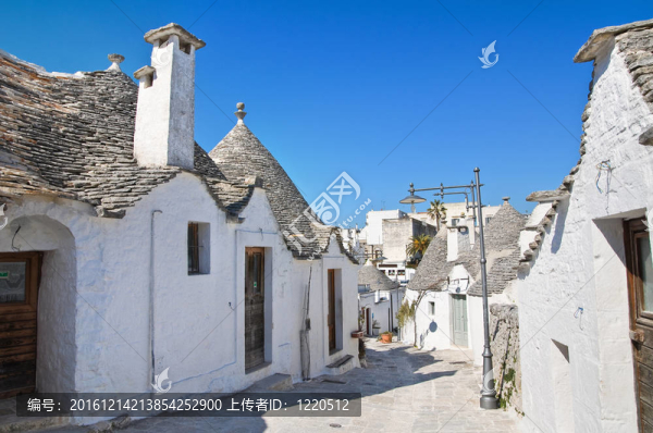 Alberobello,s,Trulli。普利亞。意大利.