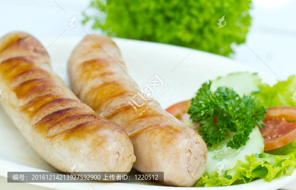 蔬菜烤香腸